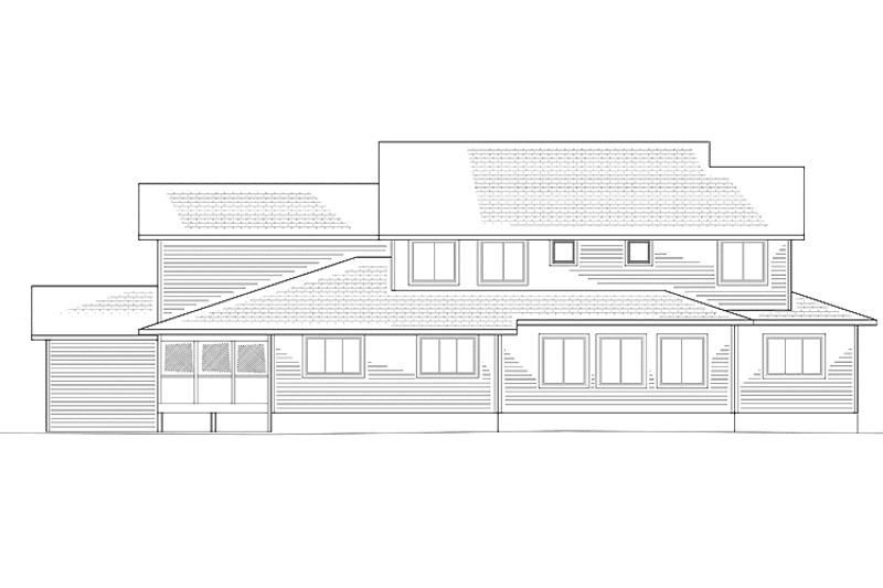 Architectural House Design - Exterior - Other Elevation for Craftsman House Plan #939-10 - 4 bed, 2 bath
