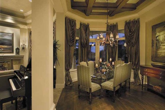 Interior - Dining Room for Mediterranean House Plan #930-416 - 4 bed, 4 bath