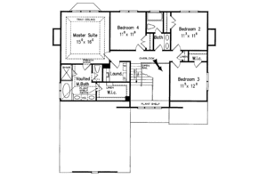 Floor Plan - Upper Floor for Country House Plan #927-903 - 5 bed, 3 bath