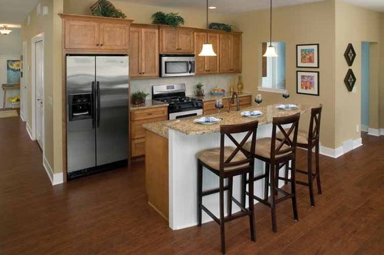 Interior - Kitchen for Traditional House Plan #928-115 - 2 bed, 2 bath