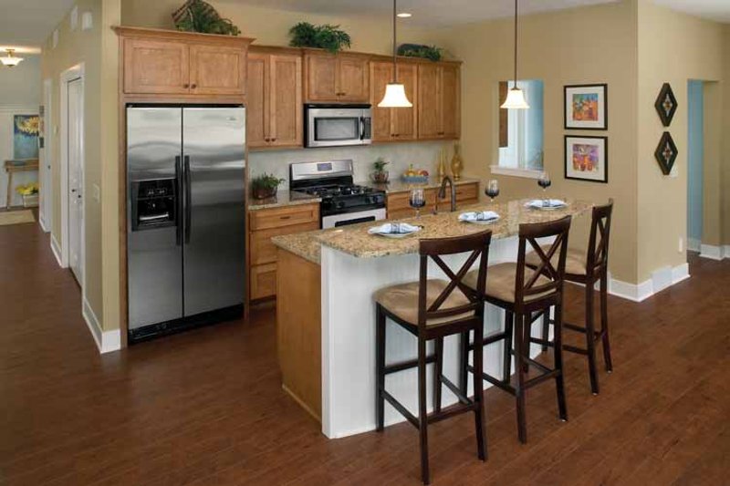 Home Plan - Interior - Kitchen for Traditional House Plan #928-115 - 2 bed, 2 bath