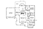 Country Style House Plan - 3 Beds 2 Baths 1782 Sq/Ft Plan #929-602 