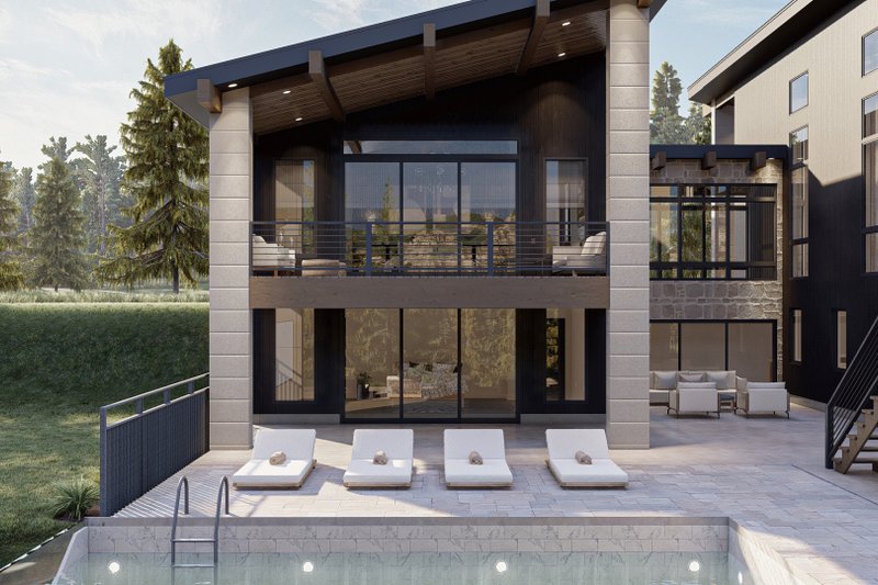 Dream House Plan - Exterior - Covered Porch for Modern House Plan #455-292 - 1 bed, 1.5 bath
