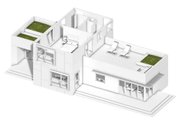 Modern Style House Plan - 3 Beds 2 Baths 2298 Sq/Ft Plan #497-54 