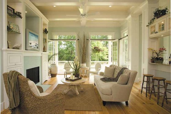 Interior - Family Room for Country House Plan #930-358 - 6 bed, 4.5 bath