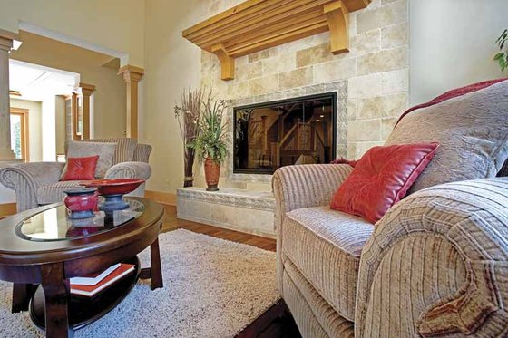 Interior - Family Room for Contemporary House Plan #951-2 - 4 bed, 4 bath