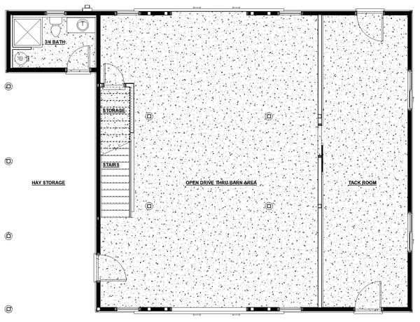 House Plan Design - Farmhouse Floor Plan - Main Floor Plan #895-116