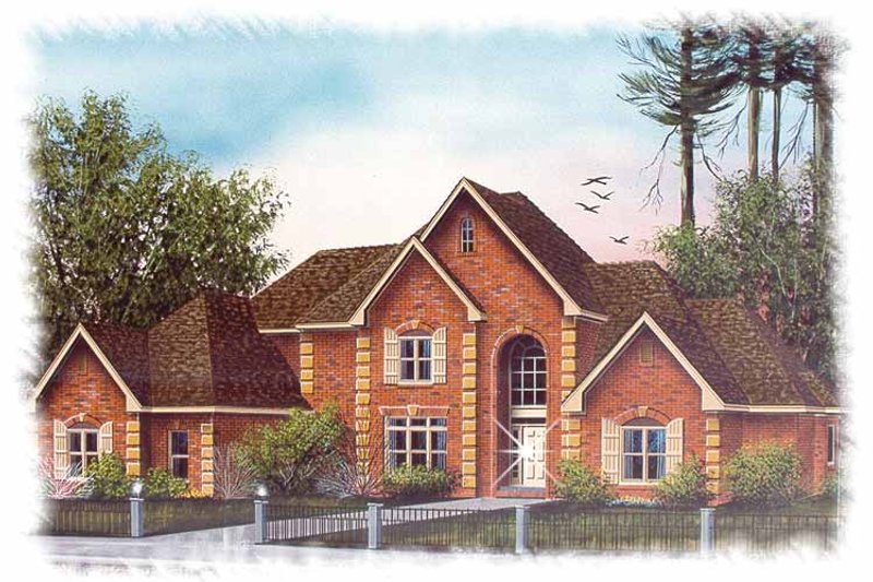 Home Plan - Traditional Exterior - Front Elevation Plan #15-367