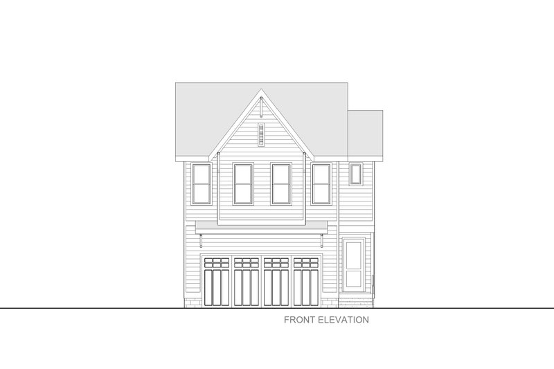Dream House Plan - Exterior - Front Elevation 3 for Modern House Plan #1085-4 - 3 bed, 2.5 bath