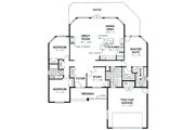 Traditional Style House Plan - 3 Beds 2 Baths 1856 Sq/Ft Plan #18-316 