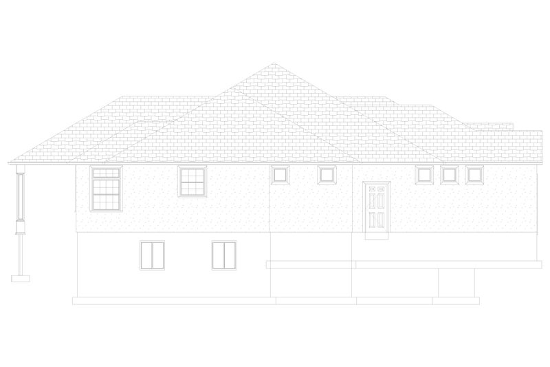 House Blueprint - Exterior - Other Elevation for Traditional House Plan #1060-367 - 1 bed, 1.5 bath