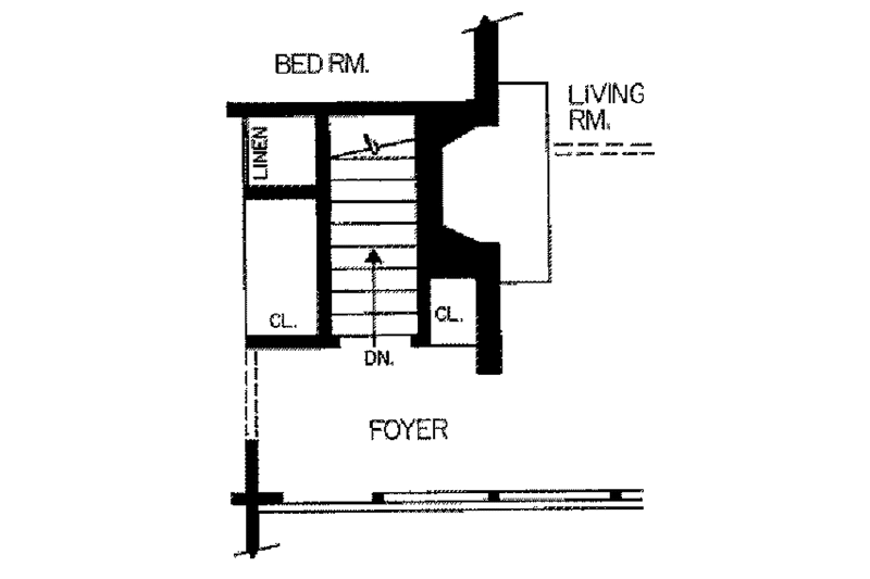 House Blueprint - Floor Plan - Other Floor for Adobe / Southwestern House Plan #72-599 - 3 bed, 2.5 bath