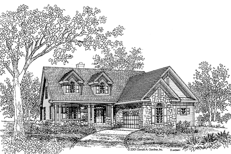 Home Plan - Exterior - Front Elevation 3 for Country House Plan #929-630 - 3 bed, 2.5 bath