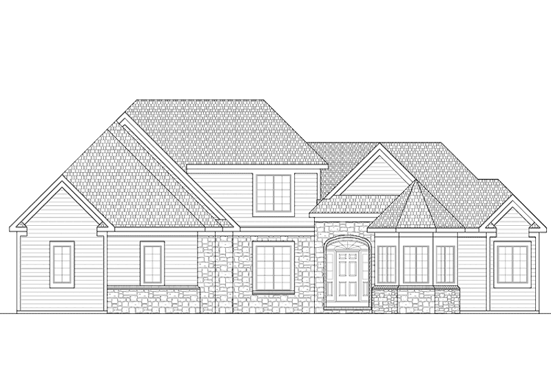 Home Plan - Country Exterior - Front Elevation Plan #328-380