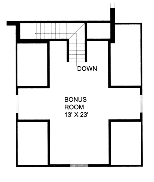 Architectural House Design - Craftsman Floor Plan - Other Floor Plan #117-859
