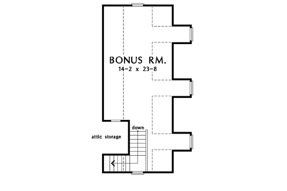 Floor Plan - Other Floor for Country House Plan #929-551 - 4 bed, 3.5 bath