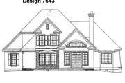 Traditional Style House Plan - 3 Beds 2.5 Baths 2121 Sq/Ft Plan #929-281 