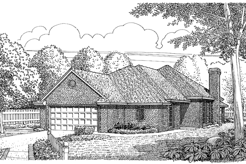 House Plan Design - Ranch Exterior - Front Elevation Plan #310-1082