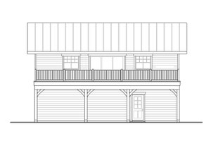 Exterior - Other Elevation 1 for Craftsman House Plan #124-1133, 2 bath