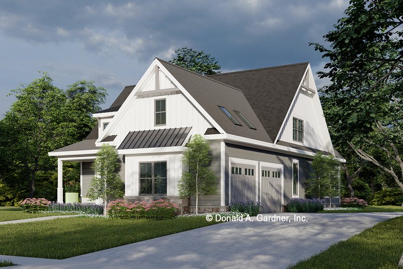 House Blueprint - Exterior - Other Elevation for Cottage House Plan #929-1180 - 3 bed, 2.5 bath