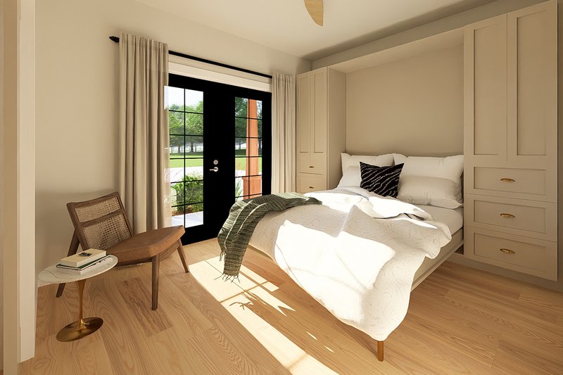 Dream House Plan - Interior - Bedroom 2 for Ranch House Plan #126-246 - 2 bed, 2 bath