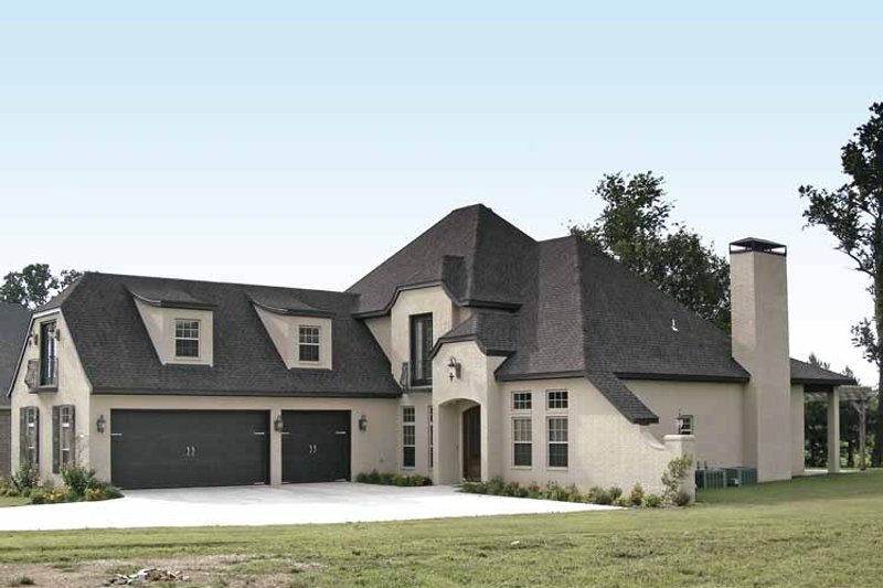 Home Plan - Exterior - Front Elevation 4 for Contemporary House Plan #11-273 - 4 bed, 2 bath