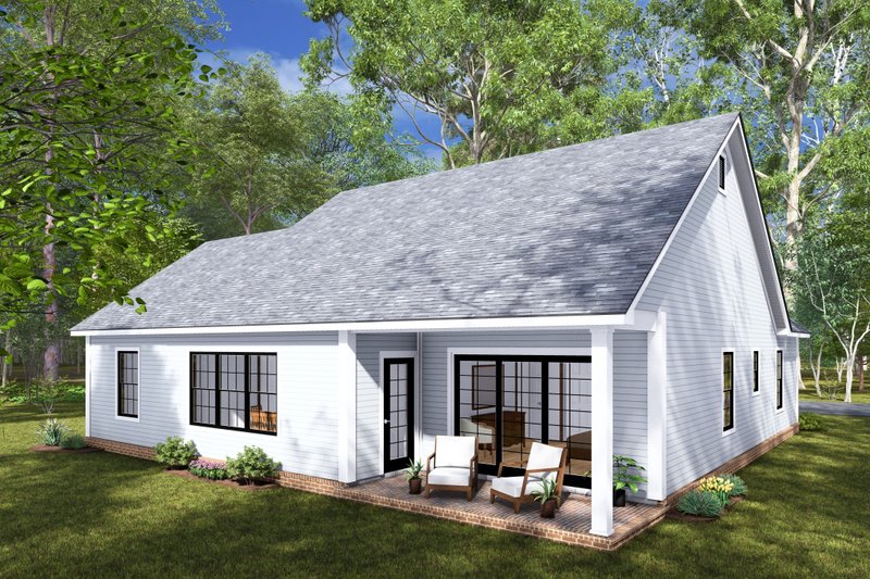 House Design - Exterior - Other Elevation 1 for Cottage House Plan #513-2266 - 2 bed, 2 bath