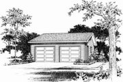 Traditional Style House Plan - 0 Beds 0 Baths 576 Sq/Ft Plan #22-442 