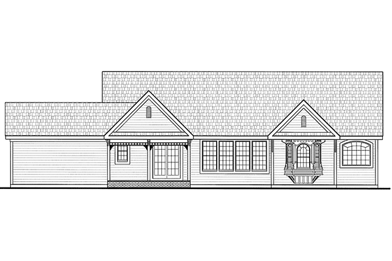 House Design - Floor Plan - Upper Floor for Country House Plan #314-229 - 3 bed, 2.5 bath