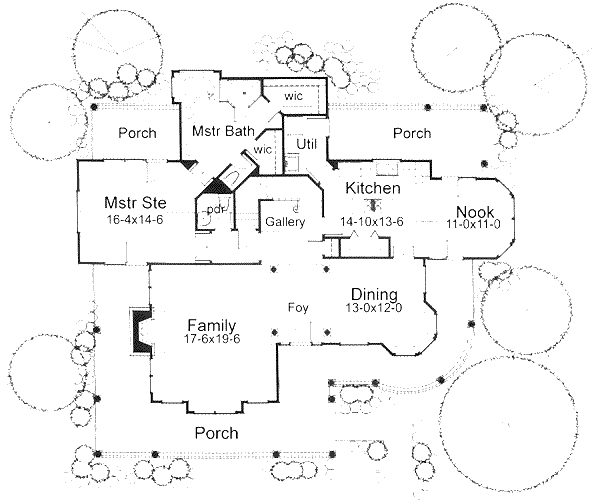 House Design - Cottage Floor Plan - Main Floor Plan #120-121