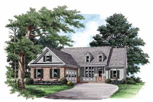 Country Exterior - Front Elevation Plan #927-560