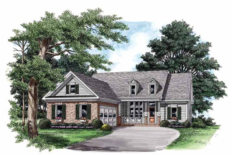 Home Plan - Country Exterior - Front Elevation Plan #927-560