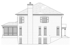 Exterior - Other Elevation 1 for Traditional House Plan #901-142 - 4 bed, 3.5 bath