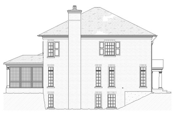 Exterior - Other Elevation 1 for Traditional House Plan #901-142 - 4 bed, 3.5 bath