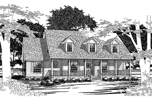 Home Plan - Country Exterior - Front Elevation Plan #472-144