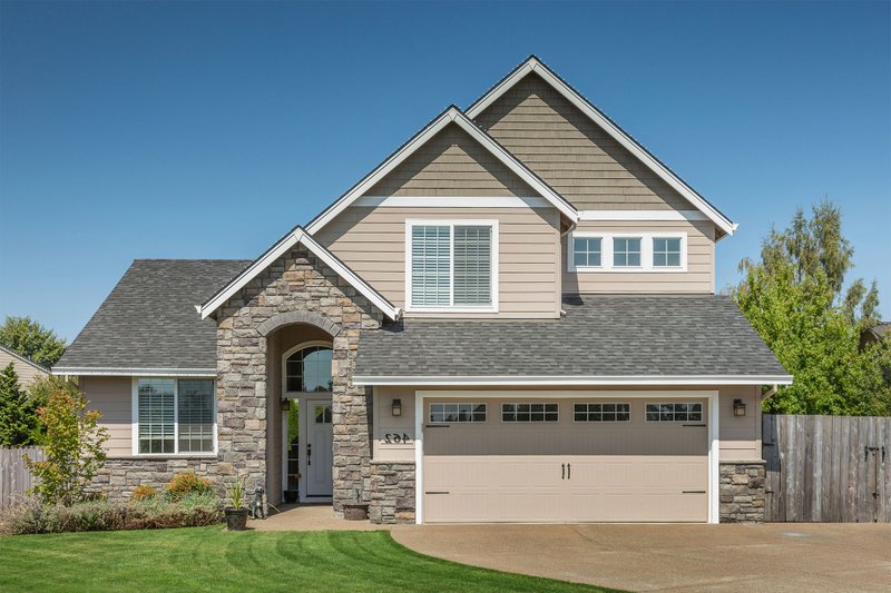 Dream House Plan - Craftsman Exterior - Front Elevation Plan #48-111