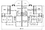 Traditional Style House Plan - 3 Beds 2 Baths 2318 Sq/Ft Plan #57-142 
