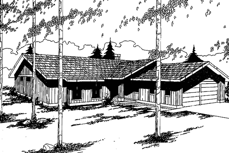 Dream House Plan - Country Exterior - Front Elevation Plan #60-919