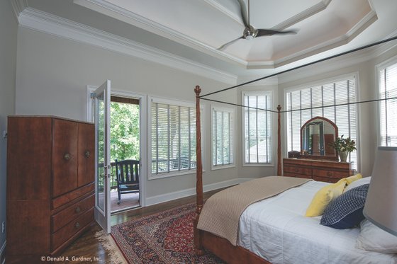 Interior - Master Bedroom for Tudor House Plan #929-947 - 4 bed, 4.5 bath