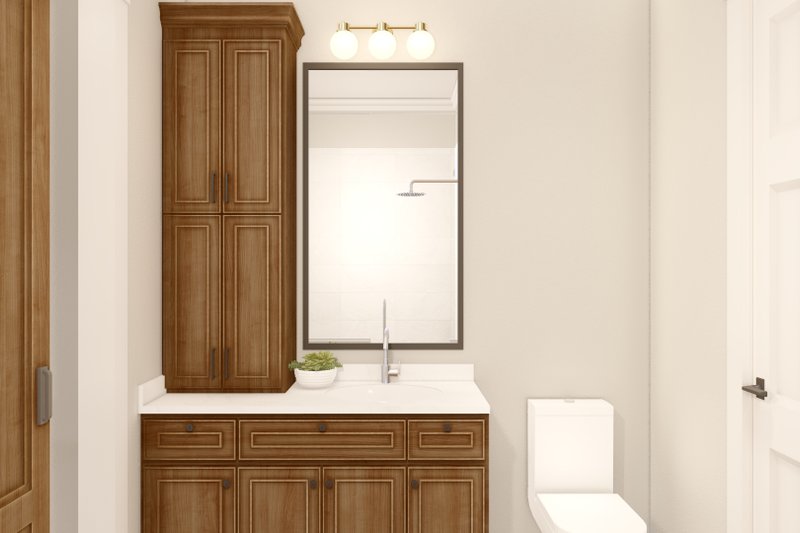 House Blueprint - Interior - Master Bathroom for Farmhouse House Plan #430-282 - 2 bed, 2 bath