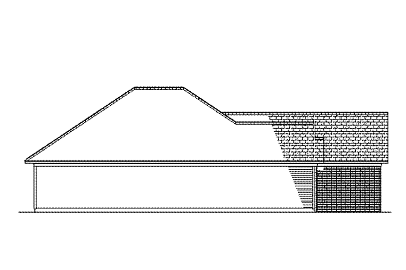 Home Plan - Exterior - Other Elevation for Ranch House Plan #17-2938 - 2 bed, 2 bath