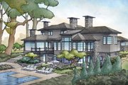 Contemporary Style House Plan - 4 Beds 4.5 Baths 6717 Sq/Ft Plan #928-261 