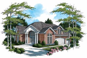 Exterior - Front Elevation 5 for Traditional House Plan #48-802 - 4 bed, 2.5 bath