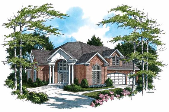 Exterior - Front Elevation 5 for Traditional House Plan #48-802 - 4 bed, 2.5 bath