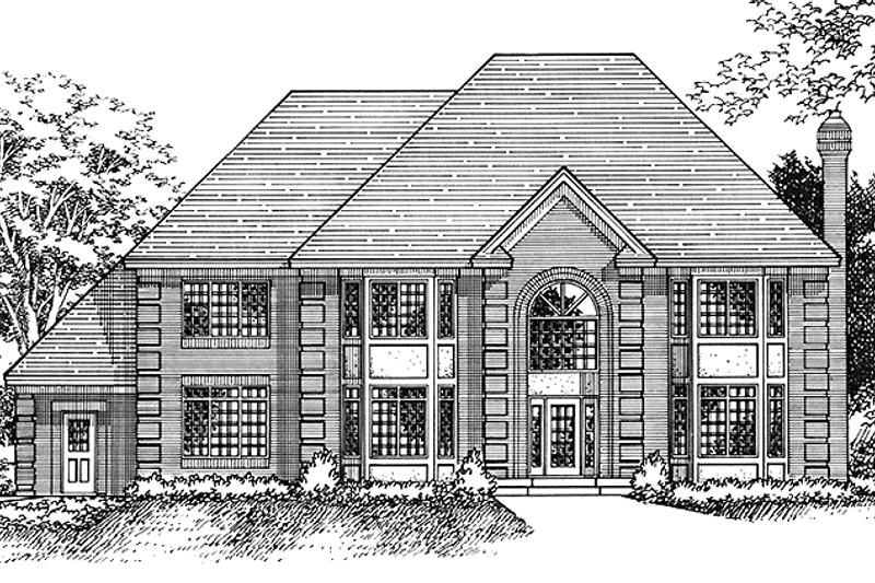 Home Plan - Exterior - Front Elevation 3 for Traditional House Plan #51-782 - 4 bed, 2.5 bath