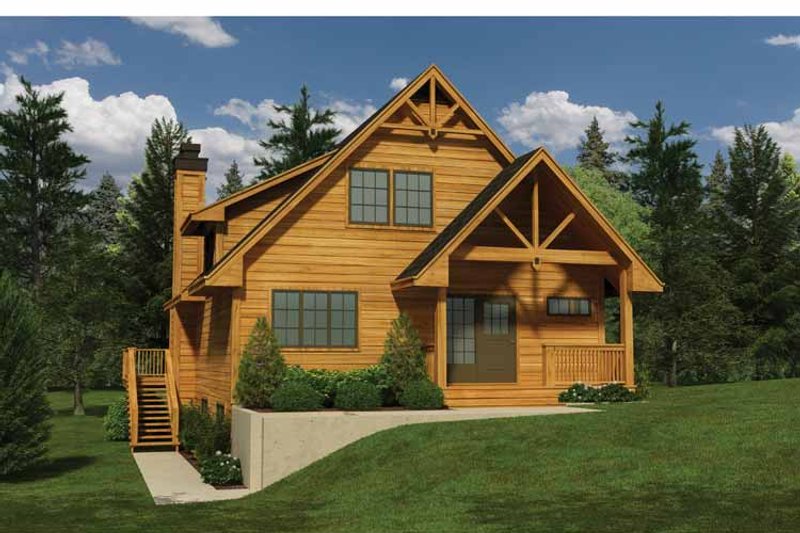 Home Plan - Exterior - Front Elevation 3 for Traditional House Plan #118-149 - 5 bed, 3 bath