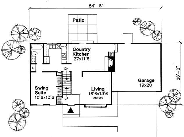 House Plan Design - Colonial Floor Plan - Main Floor Plan #50-141