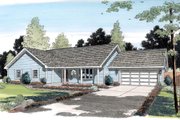 Ranch Style House Plan - 3 Beds 2 Baths 1373 Sq/Ft Plan #312-169 