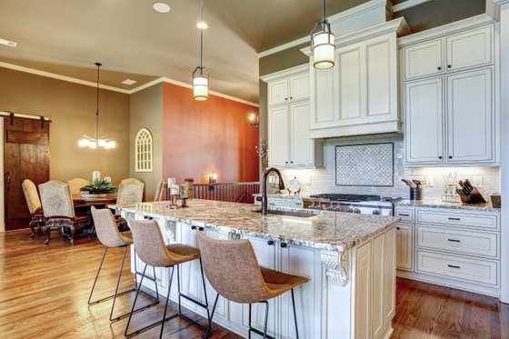 Interior - Kitchen for Ranch House Plan #54-484 - 4 bed, 3 bath