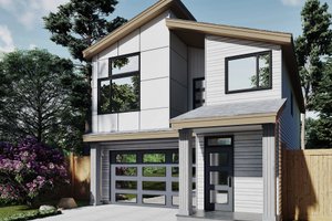 Contemporary Exterior - Front Elevation Plan #53-764